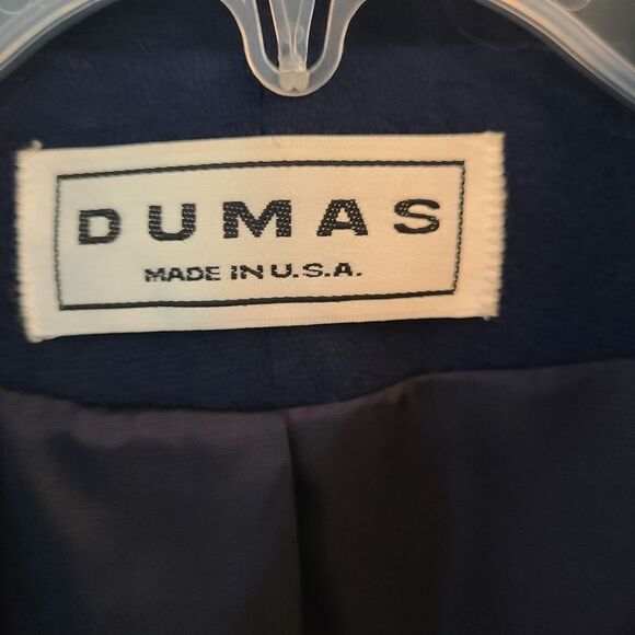 Dumas Navy Blue Wool Blazer Suit Jacket - Picture 5 of 7